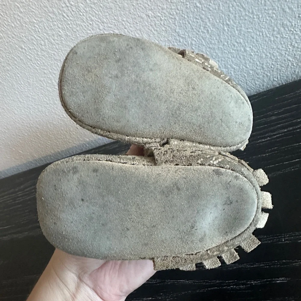 BirdRock Baby Moccasins Leopard Print